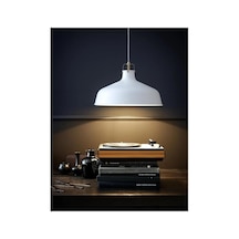 Tr Sarkıt Lamba, Beyaz, 38 Cm, Retro Tasarım Dekoratif Avize Diğer