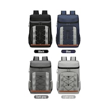 Pazly Erkekler İçin Su Geçirmez Isı Yalıtımlı Yemek Çantası Sırt Çantası Mavi Mavi Mavi