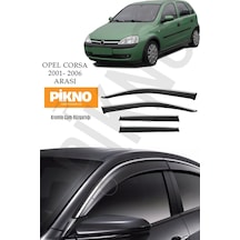 Opel Corsa B 1993-2000 Kromlu Cam Rüzgarlığı 4'lü Set A+ Plus