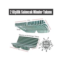Salıncak Minder Seti 2 Kişilik Tenteli Salıncak Minder Seti (478671391)