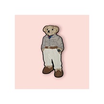 Nakış Arma Teady Bear Gri Gömlek En:10cm Boy:23cm 1 Adet - 693909766