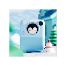Anlık Termal Yazıcılı Dijital Çocuk Kamerası 2.0 İnç Hd Instant Photo Printer Camera Pembe