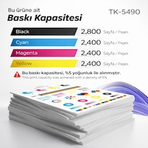 Kyocera Ma2101  Uyumlu Toner Set- Çipli / Tk-5490  Uyumlu Toner Takımı