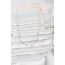 Cm 14k Gold Renk Parçalı Topçuk Model 60 Cm Kadın Kolye - Tj-bko10948 Çok renkli 51584026