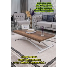 Home Üst Tabla Mdf Barok Ceviz Oval Köşe Alt Beyaz