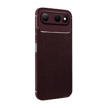Uryport Tecno Spark 50 5g Auto Focus Karbon Kapak - Bordo