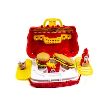Oyuncak Hamburger Set 26 Parça Arabalı  Set
