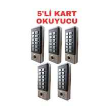 Sr-211 Em-w Parmak İzi Kart Okuyucu 125 Khz Ip68 Şifreli Biyometrik Geçiş Kontrol Sistemi 10000 Kullanıcı 5 Adet