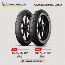 Michelin Anakee Adventure 2 110/80 R19 59v - 150/70 R17 69v Ön Arka Motosiklet Lastik Takımı