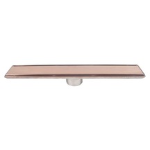 Sukar Duş Kanalı Bronz 40 Cm Line 6 Ve Yeşil Alt Dirseği