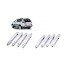 Hyundai Santa Uyumlu Fe 2006 2012 Kapı Kolu Abs Plastik Krom