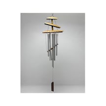 2 Adet Ahşap Rüzgar Çanı 36 Cm Dekoratif Tasarım Bahçe Ve Balkon Kullanımı Wooden Wind Chime