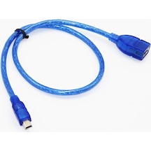 5 Pin Mini Usb Erkek - Usb Dişi Kablo 50Cm - Mini Uzatma