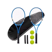 Muba 7li Set 27 İnç Yetişkin Tenis Raketi Seti 2 Raket 2 Çanta 3 Top L2 68 Cm Çok Renkli Tek Ebat