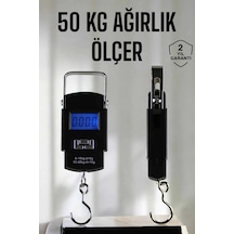Ağırlık Ölçer 50 Kg El Terazisi El Kantarı Pilli Led Ekran Renkli