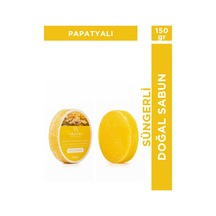 Volkan Ates Natural & Beauty Papatya Yağlı Süngerli Doğal Sabun 150 Gr