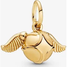 Harry Potter Altın Snitch Charm Gümüş