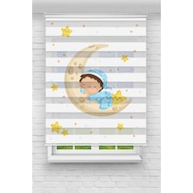 Perdeoutlet38 Baskılı Renkli Uykucu Bebek Dijital Baskılı Zebra Perde-cocuk Odası-stor Perde Model:tycaee96e1962110b04571800 Çok Renkli