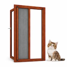 Akordiyon Pencere Kedi Sinekliği En:0-70 Cm Xboy:0-140 Cm Demir, Ahşap,pimapen,alüminyum Uyumlu Çok Renkli