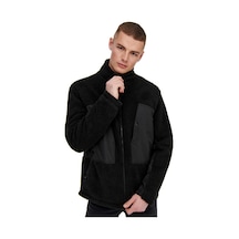 Only Onsvillads Sherpa Mix Jacket Otw Erkek Polar Ceket 22022512-BLACK Siyah