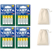 Varta 56616 Şarj Edilir Value 16 Adet 2100mah Aa Kalem Pil+kese