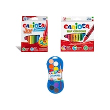 Carioca Boya Seti Pastel Boya Keçeli Kalem Sulu Boya