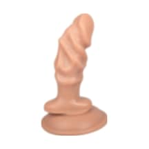 Truva Shop Realistik Silikon 11.5 CM Anal Plug Vantuzlu G-Spot Anal Tıkaç