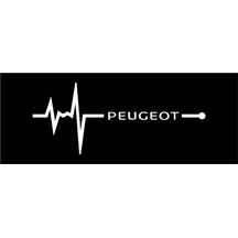 Peugeot Napız Kalp Kelebek Cam Için Sticker Yapıştırma