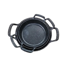 18-20-22 Cm 3'lü Set Gold Chef Granit Döküm Sahan Tava Yanmaz Yapışmaz İç Düzey Tek Renk