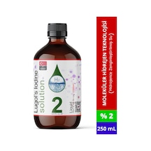 Lugol's %2 İyot Çözeltisi İyot Damla Cam Şişe 250 ML