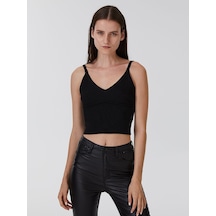 LOFT Crop Kadın Atlet Lf2032846 Q1.v1 Siyah