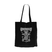 Dissection Satan Skull Siyah Kanvas Bez Çanta Siyah Dissection Satan Skull Siyah Kanvas Bez Çanta Siyah