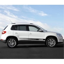 Volkswagen Tiguan Yan Kapı Şerit Sticker Etiket Modeli