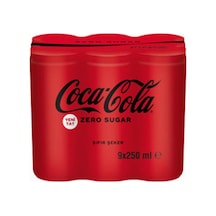 Coca Cola Zero Sugar Kola 9x250 Ml 5 Adet