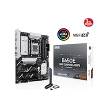Asus B650e Max Gamıng Wıfı, 4xddr5, 3xm.2, Dp, Hdmı, Type-c, Wi-fi 6e, Bluetooth V5.3, Am5 Soket Gaming Anakart 36179759
