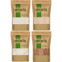 4'lü 500 'şer Gram Glutensiz Sorgum Paketi Beyaz Sorgum Tane Ve Un + Kırmızı Tane Ve Un Toplam 2 Kg