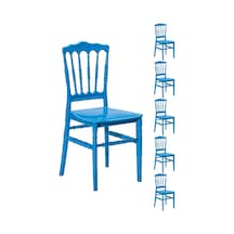 6 Adet Miray Mavi Sandalye / Balkon-bahçe-mutfak