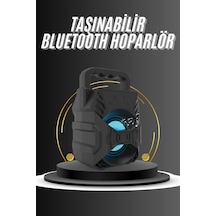 Kablosuz Bluetooth Hoparlör Ses Bombası Rgb Işıklı Taşınabilir Yüksek Ses Kaliteli Mh-hs7207-8364