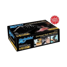 Dolphin Siyah Pudrasız Nitril Eldiven 100'lü x 20 Kutu
