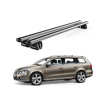 Pençe Volkswagen Passat B7 Sw 2010-2015 Uyumlu Gri Ara Atkı Port Bagaj Tavan Barı