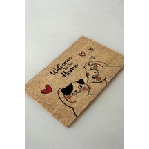 Coco Burrow 40 X 60 Cm Kıl Paspas , İç Ve Dış Kapı Paspası Kahverengi