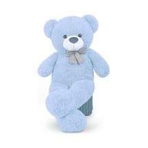 80 Cm Papyonlu Peluş Ayıcık - % 100 Yerli Ürün 001