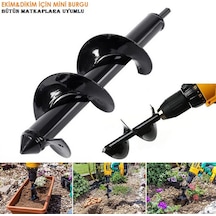 Bahçe Ekim-Dikim Için Matkap Burgusu