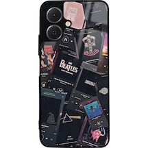 Tecno Spark Go 2 Retro Music Tasarımlı Glossy Telefon Kılıfı Çok Renkli
