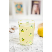 Limon Desenli Su Ve Meşrubat Bardağı 400 Ml