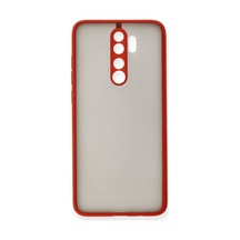 Note 8 Pro Kılıf Montreal Silikon Kapak - Kırmızı