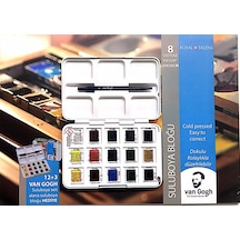 Van Gogh Sulu Boya 12 + 3 Set van Gogh 25 X 35 300gr Suluboya Bl