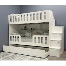 Astana %100 Mdf Yavrulu Seyyar Merdivenli Ranza B2