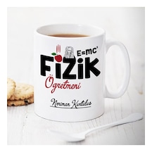 Fizik Öğretmeni İsme Özel Kupa Bardak 07 Beyaz