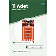Matkap Ucu Bits Seti Vidalama Krom Vanadyum Çelik Mıknatıslı Uç T